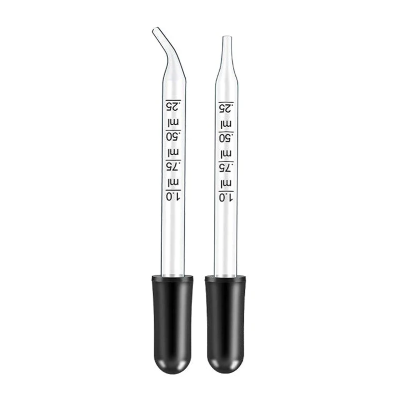 Esenciálny olej kvapkadla 2 typy sklenených kvapalín kvapalina vhodné pre éterické oleje parfum 0,25 ml 0,50 ml 0,75 ml 1 ml mierky P9JD