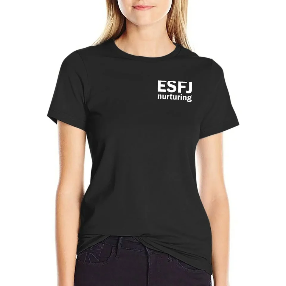 ESFJ osobnosť typu Merch Mbti 16 Osobnosti Tričko Blúzka Krátke rukávy tričká Grafické odpaliská