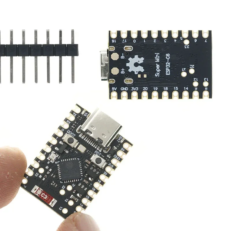 ESP32-C6 Supermini Development Board MicroController Programming Learning Controller Core Board