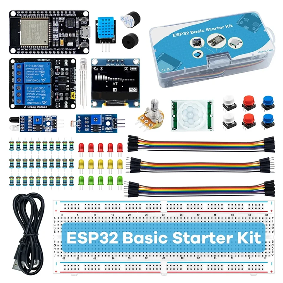 ESP32 ESP-32S WIFI I OT Development Board pre Arduino Project Learning Kit s návodmi 0,96inch OLED DIY Základná štartovacia súprava
