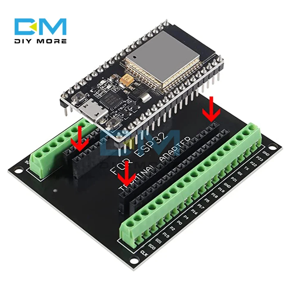 ESP32 Expansion Board kompatibilná s ESP32 WiFi Bluetooth Development Board Nodemcu-32S LUA 38pin GPIO Expansion Board