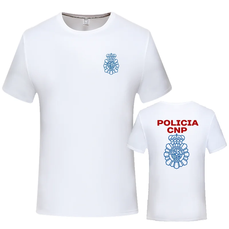 Espana Policia Španielska Španielska národná polícia Espana Policia Anti Riot Swat Geo ide o špeciálne sily mužov Tričko Tričko Fitness
