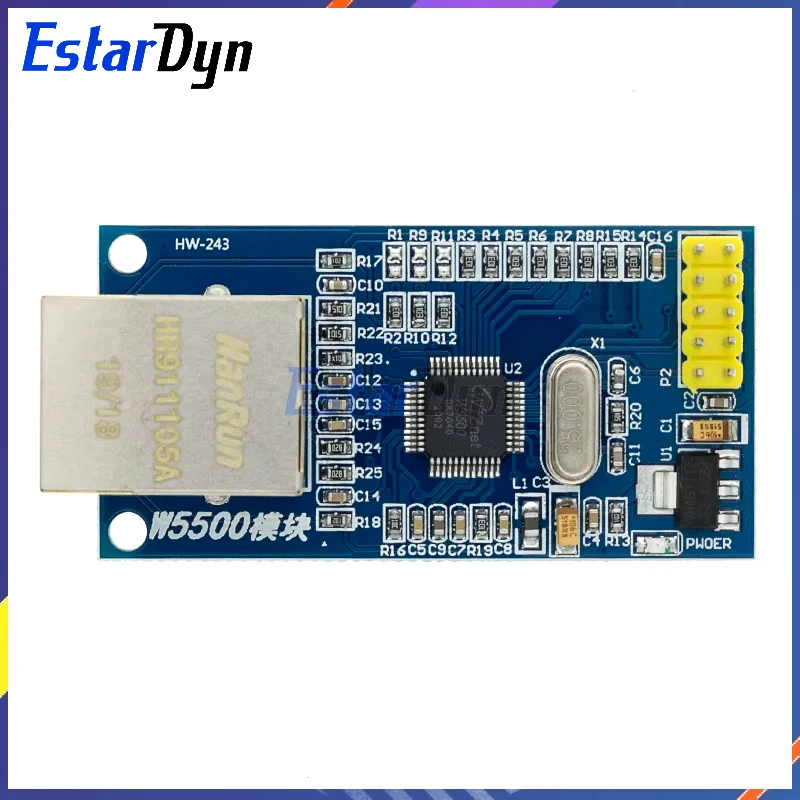 EStardyn W5500 Ethernet Network Modul Hardware TCP / IP 51 / STM32 Program mikrokontroléru nad W5100