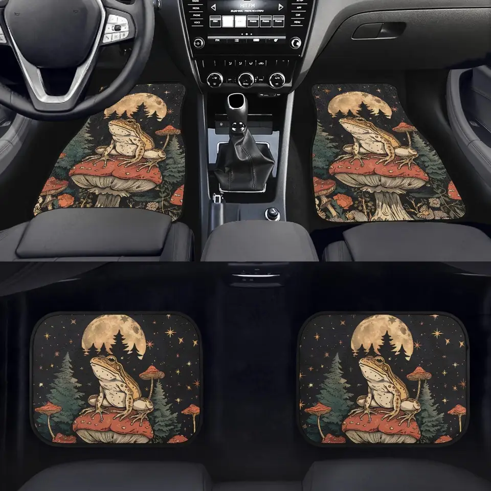 Estetické huby podlahové podlahy podlahy Všetky poveternostné podlahové rohože v prednej podlahovej podlahe sú vhodné pre väčšinu automobilov, SUV, nákladné auto, 4 kus