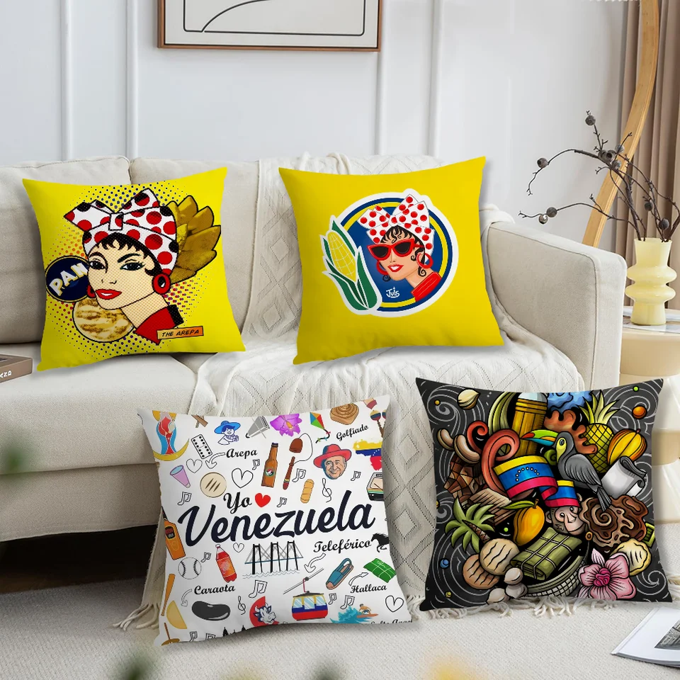 Estetické umenie Venezuela tlač Sofa Obývacia izba Spálňa čelo posiela
