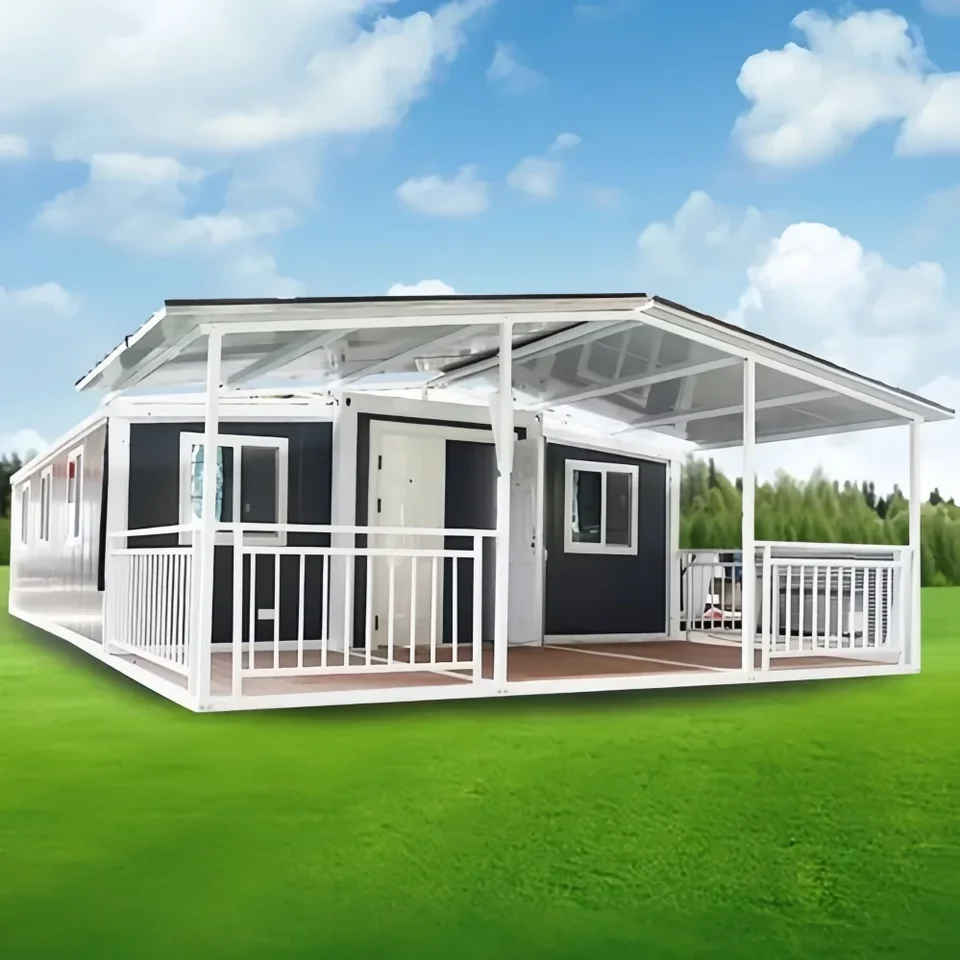 Estetický skladací mobilný statok prefabrikovaný malý domček pre mobilný dom na Courtyard s pohodlným životným zážitkom