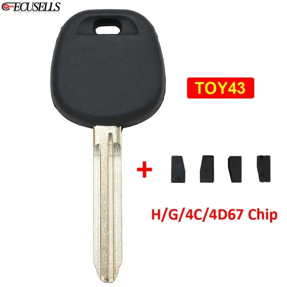 ESUSELLS REMOTH AUTOM Kľúč Transponder kľúča zapaľovania HG 4C 4D67 pre Toyota Camry Avalon 4Runner Highlander Solara Sienna Yaris