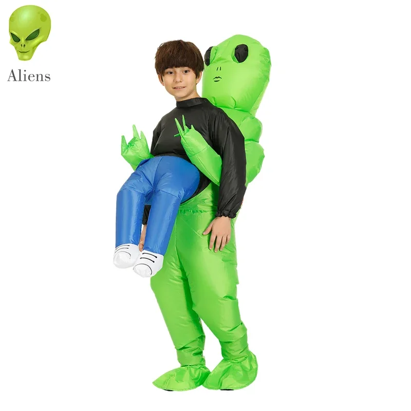 Et-aliens nafukovací kostým strašidelný príšer