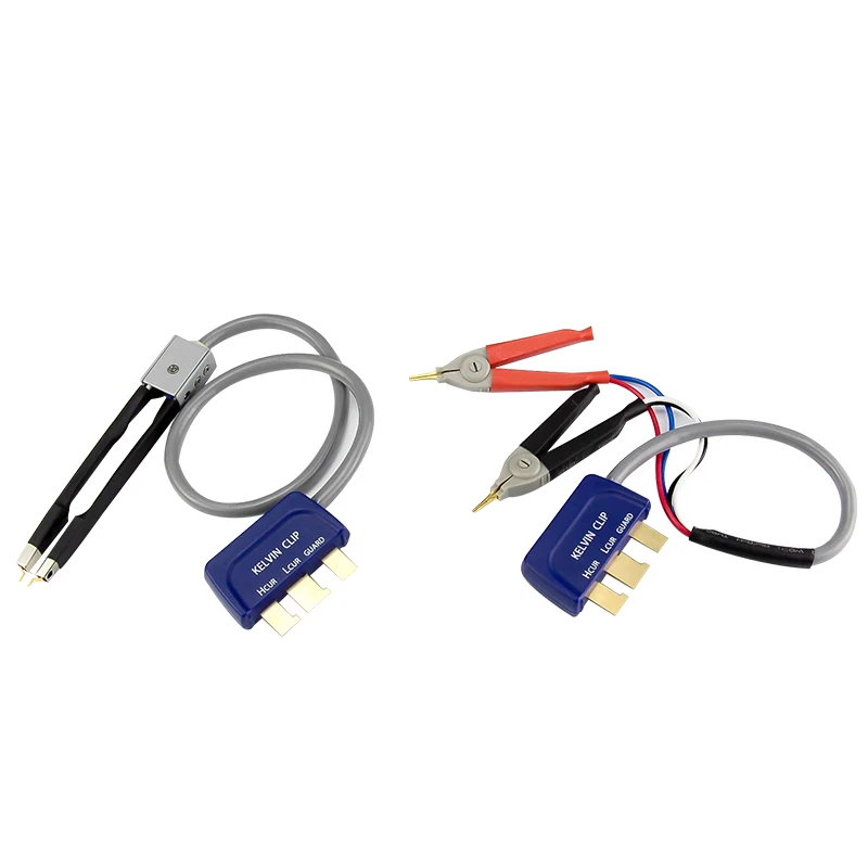 ET432 ručný LCR testovací klip Universal Digital Bridge Kelvin Clip Test Line SMD Patch Component Test Pen Multimetrové príslušenstvo