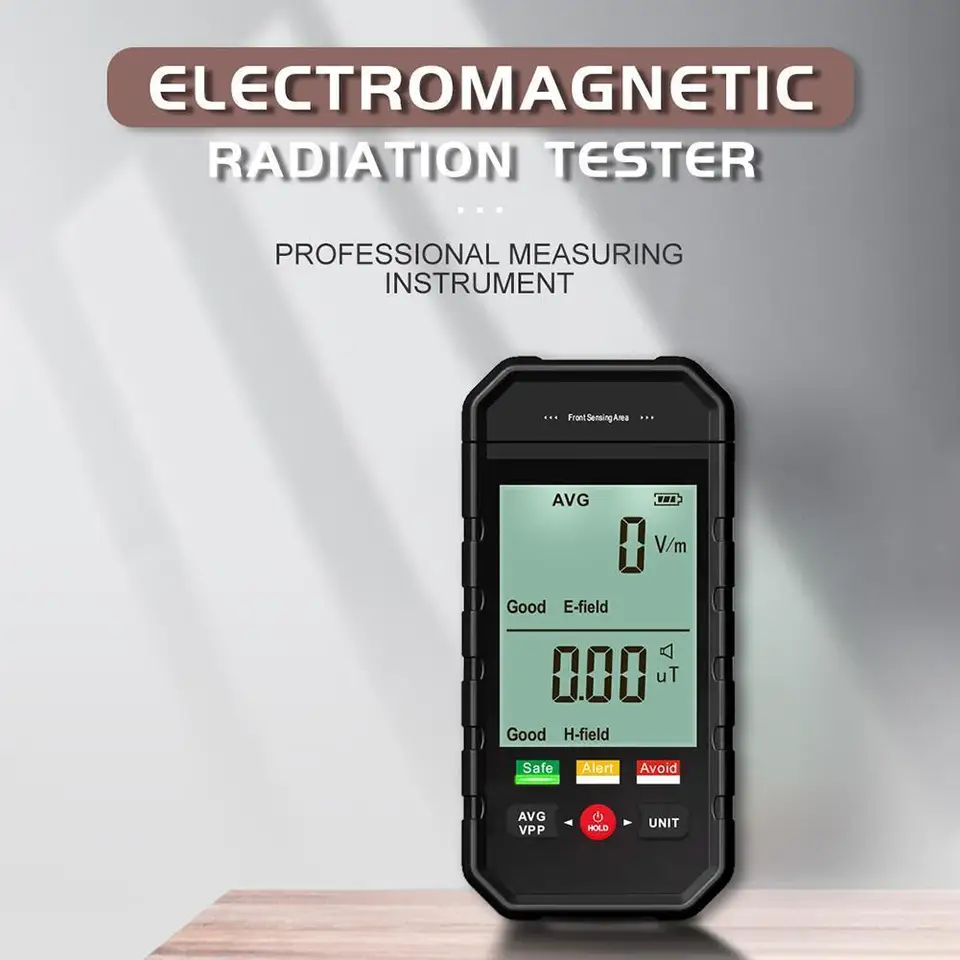 ET925 Elektromagnetický detektor žiarenia Digitálny LCD EMF testovací tester Magnetický poľný meter pre domácnosť a kanceláriu pre inšpekcie EMF