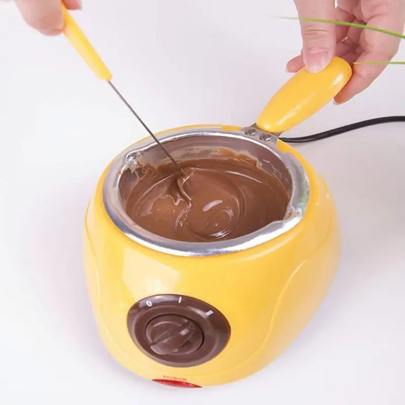 Eu zástrčka čokoládové topenie stroja Elektrické vyhrievanie cukroviniek Cheese Pating DIY Cookies fondue hrn