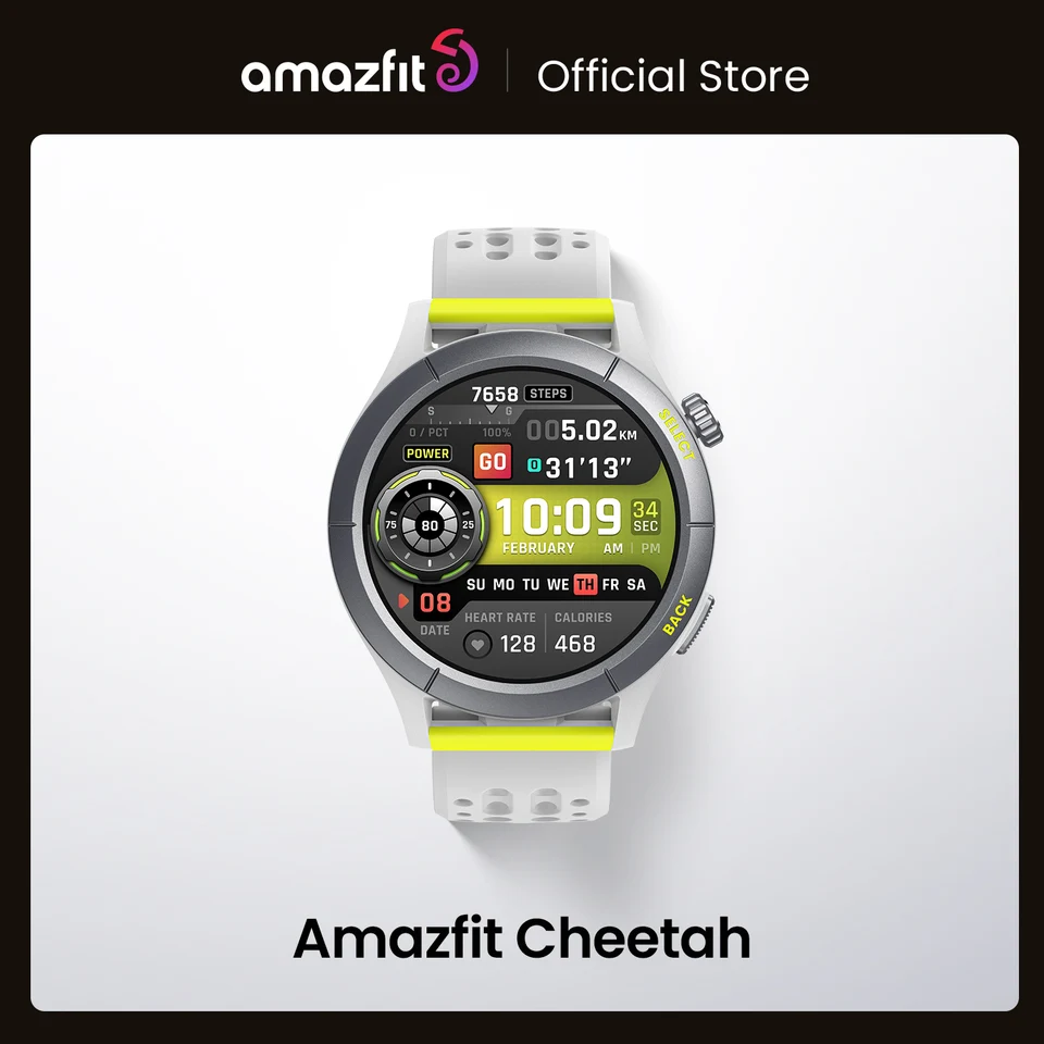 Euro AmazFit Gepard (Round) 47 mm 150+Športové režimy Smartwatch Ultra dlhá 14-dňová batéria Smart Watch for Android iOS telefón
