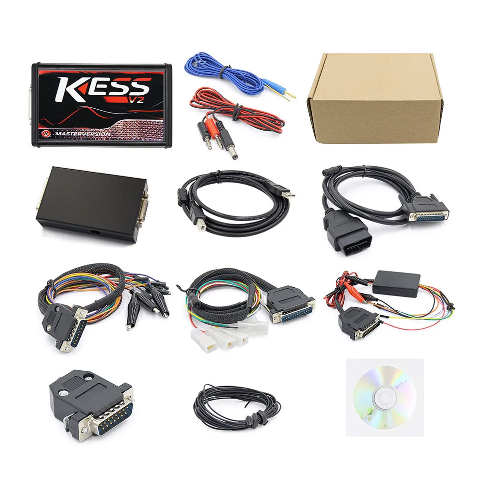 Európska verzia KESS V2 Red PCB pre V5.017 KSUite V2.8 No Tokens Master ECU Tuning Diagnostické príslušenstvo Nástroje vozidiel