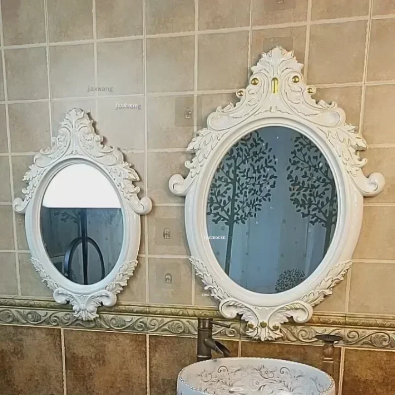 Európske kozmetické salón Domáce kúpeľňa zrkadlo retro hotel na stenu namontované na zrkadle Mirror Light Luxusné oblečenie