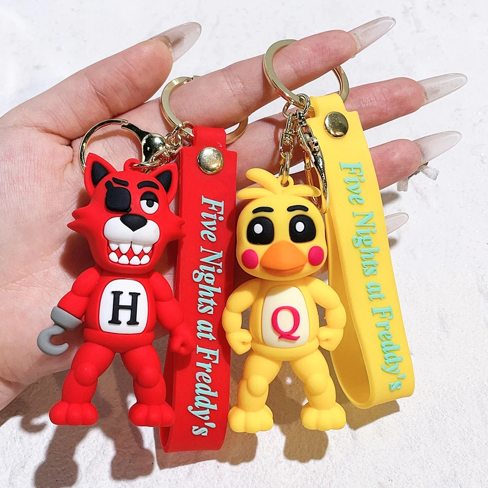 Európsky a americký Halloween Funny Horor Hračky Midnight Bear Bag prívesok Keychain Doll Doll Doll Keychain Dekoratívny darček