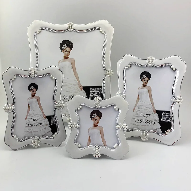 Európsky odolný rodinný fotografický rámec Rahman White Basic Artist Home Dekoration 1pc fotorape