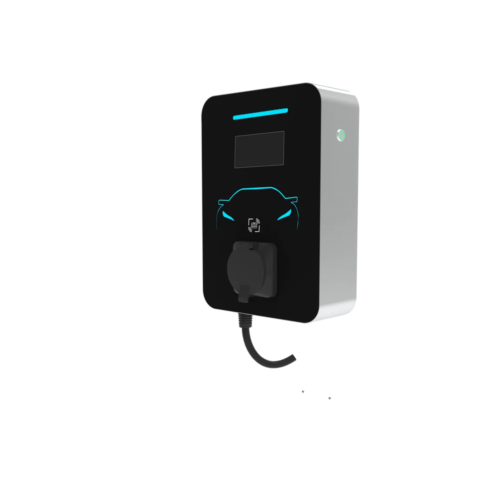 EV nabíjačka typu 2 11KW Podpora OCPP 1.6J Ženská zásuvka 380V 16A Logo môže prispôsobiť nabíjaciu stanicu EV Wall Box