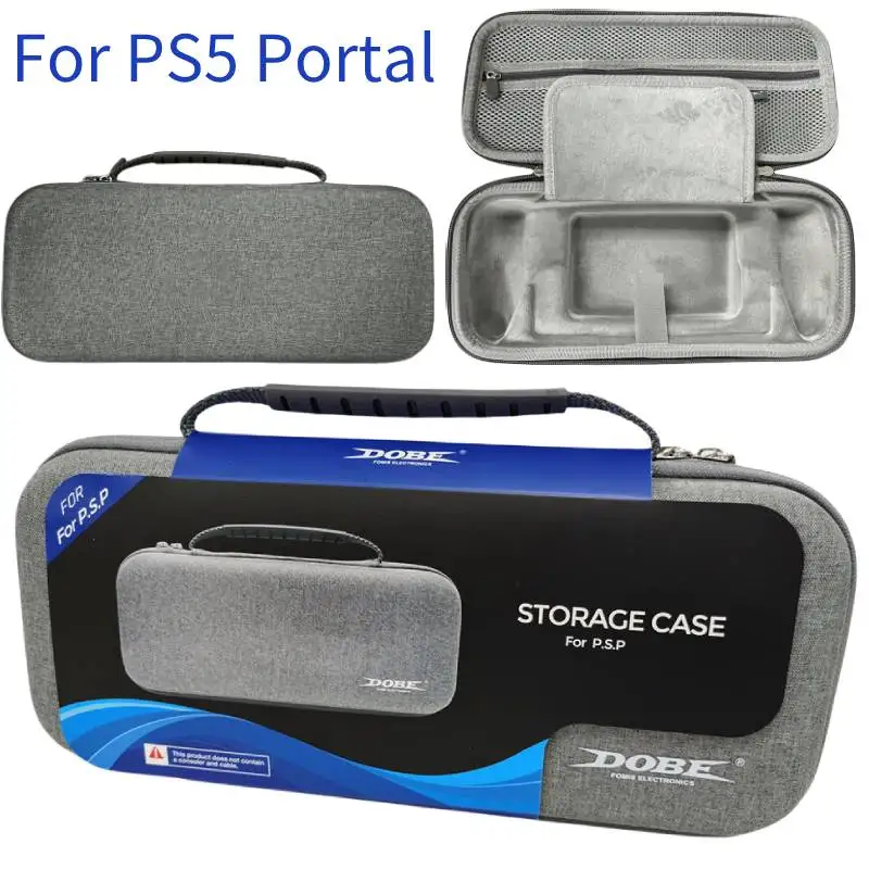 EVA BAG pre PS5 Portal Cestovné puzdro Shock odolný voči ochrannému krytu prenosný úložný vrecko pre portál portálu Sony PS5 PlayStation5