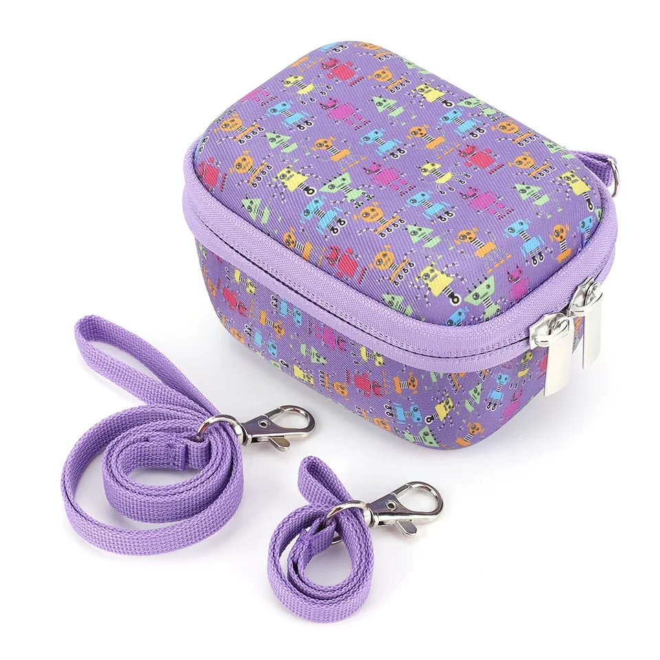 Eva Cestovné prepravu puzdra nepremokavé tvrdé prenosné puzdro Shock odolné s šnúrkou a ručným popruhom pre interaktívnu hračku Bitzee Interactive Toy Digital Pet