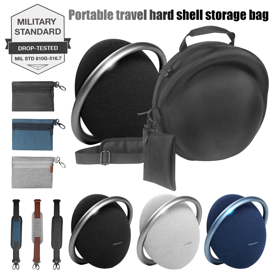 Eva Hard Carry Case Case Shock-odolný prenosný úložný vrecko Anti-Scratch Ramery/Crossbody/Kabelka pre Harman Kardon Onyx Studio 8/7