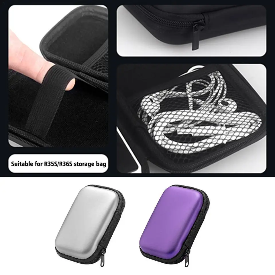 Eva Hard Case Prenosná hra pre hernú konzolu pre Anbernic RG35XX pre RG353V vreckový hráč Black Case pre Miyoo Mini Plus