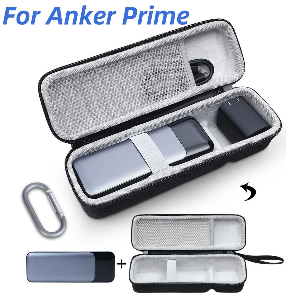 Eva Hard Protect Box Storage Bag pre Anker Prime 27650 mAh Power Bank Cestovná puzdro pre Anker 737 Energy Bank Accessories