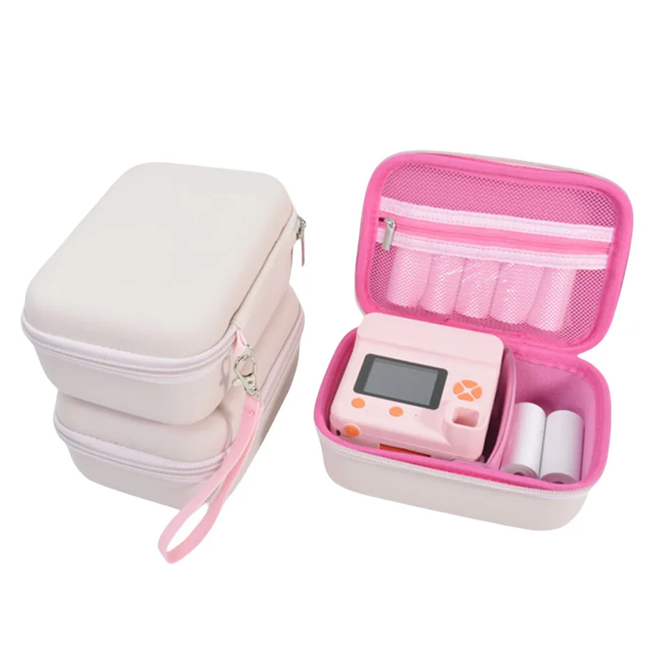 Eva Kids Camera Case Anti-Scratch Cestovná ochranná schránka s taškou na šnúrku pre vtech/kidizoom Printcam & Print Rolls Paper