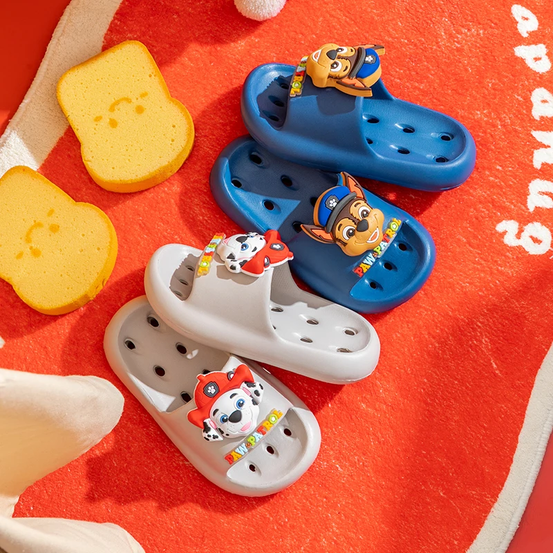 Eva papuče pre deti mäkké podrážky nekĺzavých priedušných sandálov Sprchové snímky vhodné pre vnútorné a vonkajšie od Paw Patrol