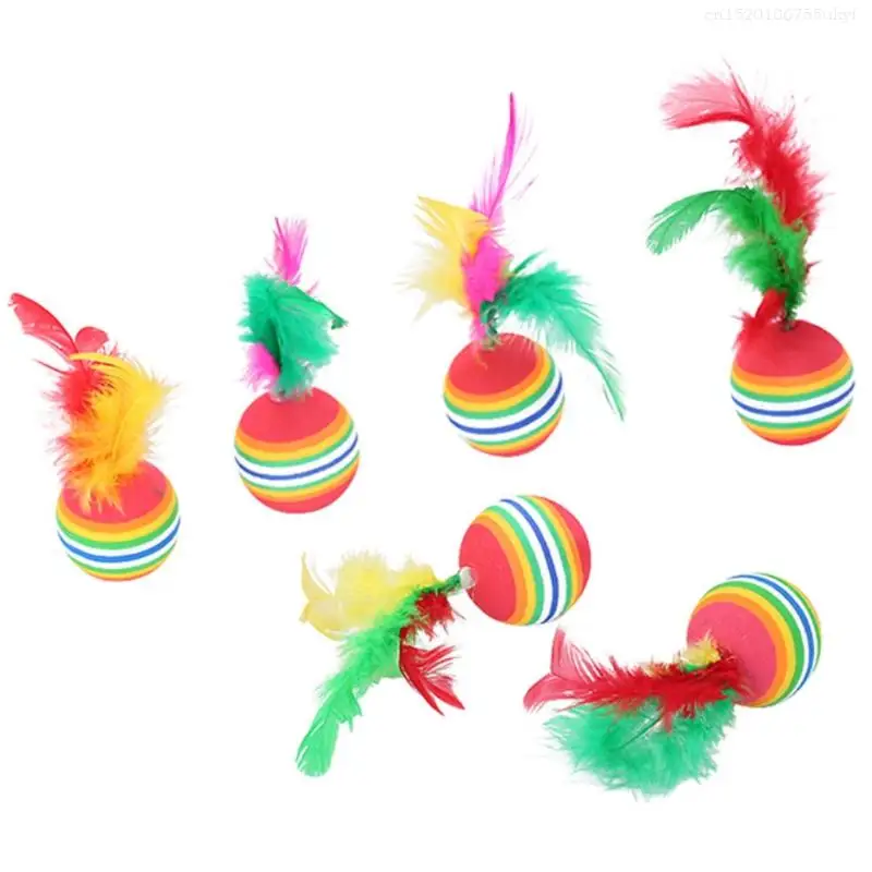 Eva Rainbow Ball s ľahkou penou hádzaním vtipného interaktívneho hrania žuvacích hračiek Supply f1fb
