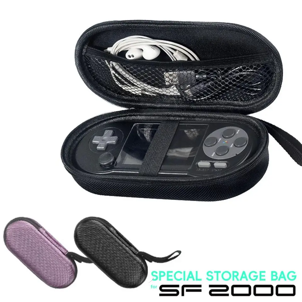 EVA Storage Bag pre SF2000 Handheld Game Consolles Ochranné puzdro Mini Bag Witerproof Shock odolný v tašku W3W3