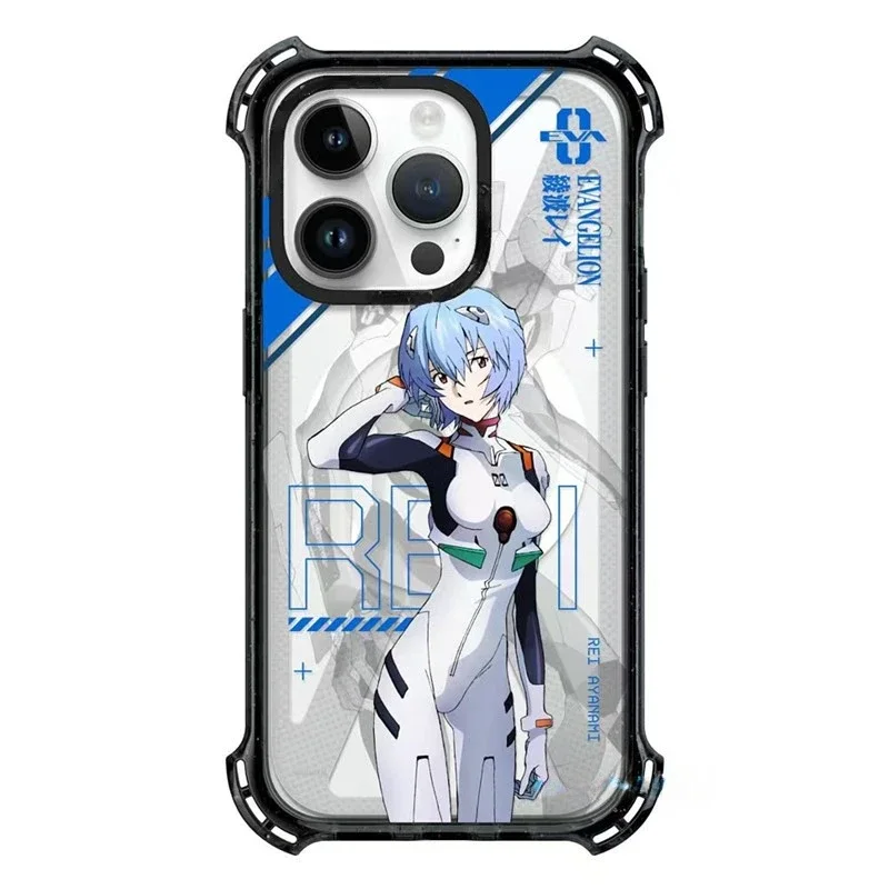 Evangelion karikatúra ayanami rei extrémne silná super magnetická absorpcia proti ochrane proti kvapke tvrdá škrupina asuka magnetická držiak