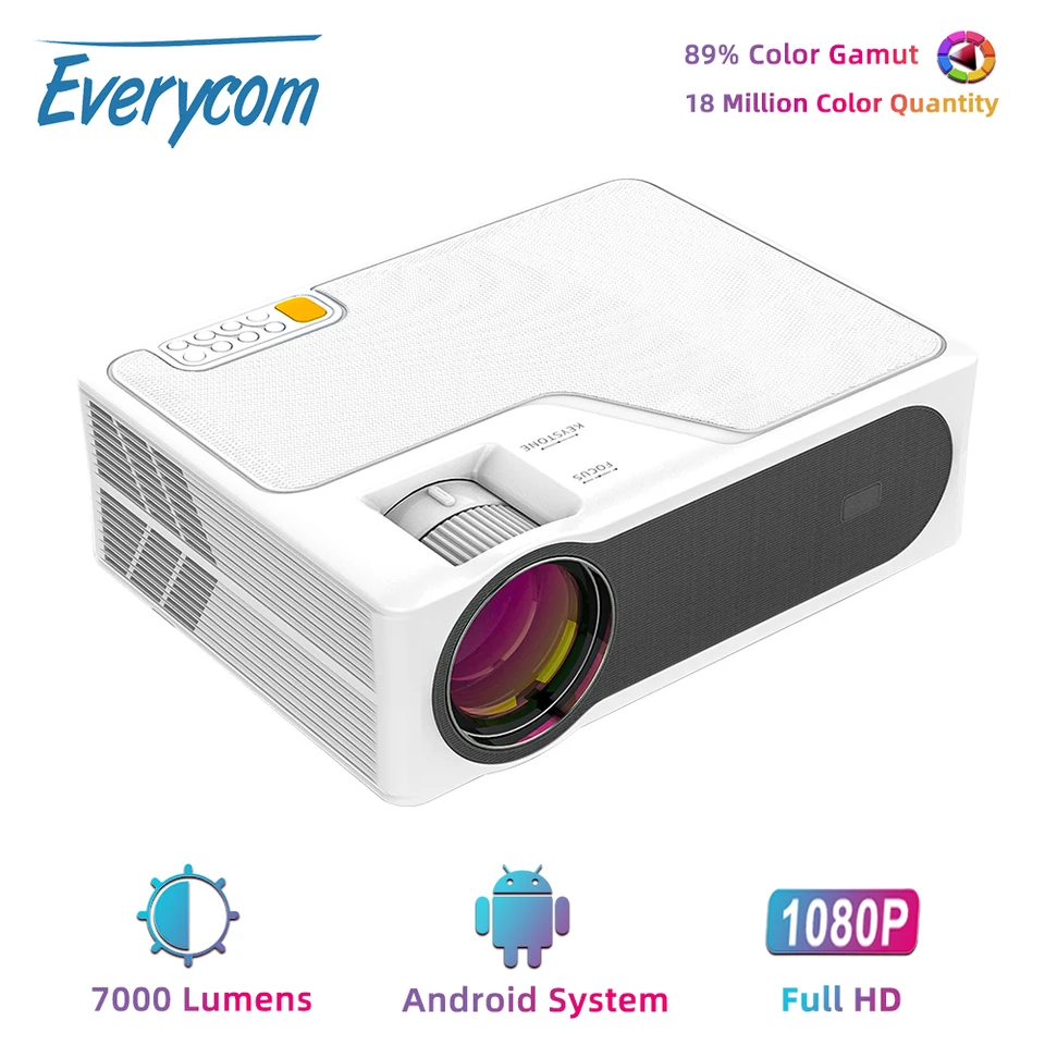 Everything YG625 Projector LED LED LCD natívny 1080p 7000 Lumens podporuje Bluetooth Full HD USB VIDEO 4K Beamer pre domáce kinematografie divadlo