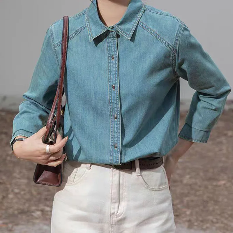 Evnisi denim bunda Ženy Príčinné kabáty Dám