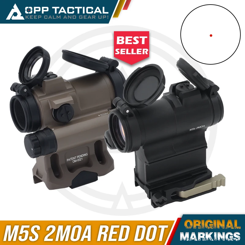 Evolution Gear Tactical M5S Red Dot Sight 2 MOA pre poľovníctvo Airsoft Full Označenie pre presnosť a rýchle získanie cieľa