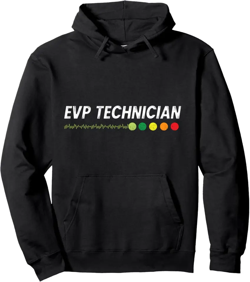 EVP Technik Paranormálny vyšetrovateľ duchov Hunter Pullover Hoodie Unisex Autumn Streetwear Tops Women Men