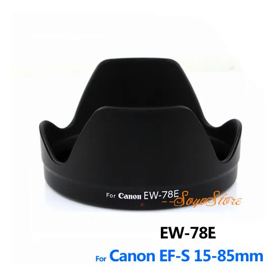 EW-78E Hood Hood for Canon EOS 7D EF-S 15-85 mm f/3,5-5.6 je USM EW78E