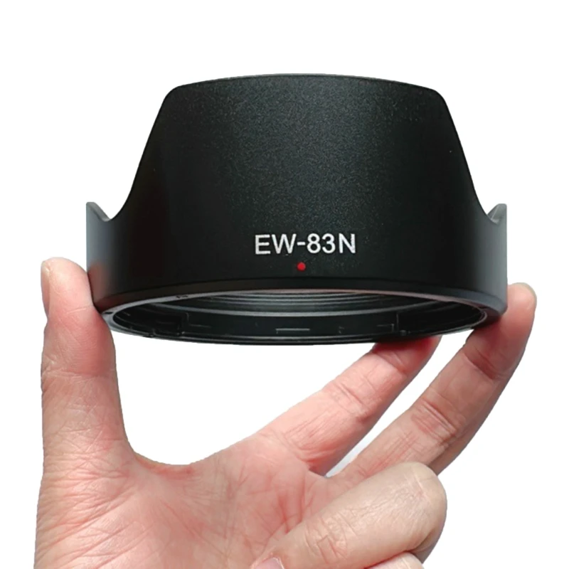 EW-83N 77 mm reverzná kvetina Pcevety Cover Cover Ochrana pre Canon EOS R5 R6 RP RF24-105 mm F4L IS USM CAMOAN