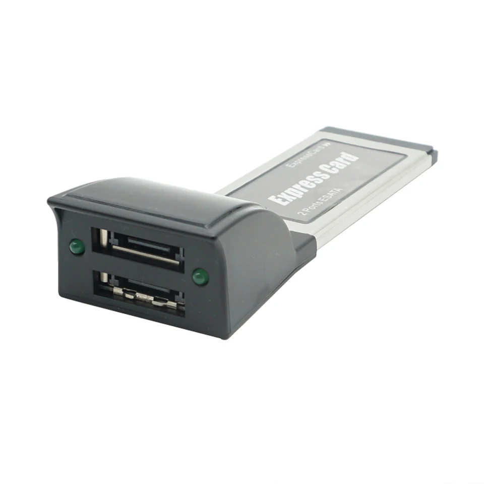Expresná karta Expresscard 34 mm až 2 port ESATA Adaptér pevného disku ESATA