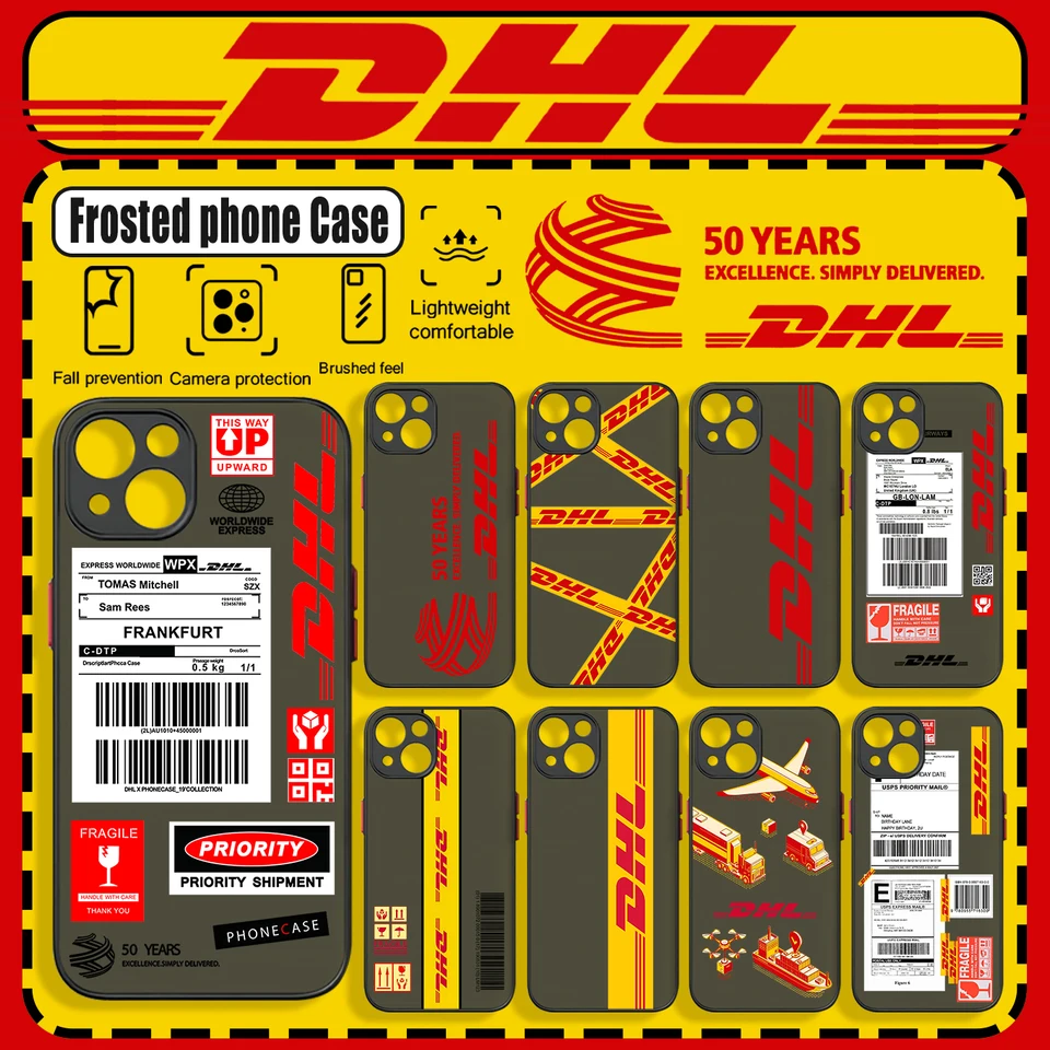 Expresný prípad DHL pre Samsung A73 A72 A71 A53 A52 A51 A42 A33 A32 A31 A30 A23 A22 A14 A13 A12 4G 5G Matte Transparent CAPA