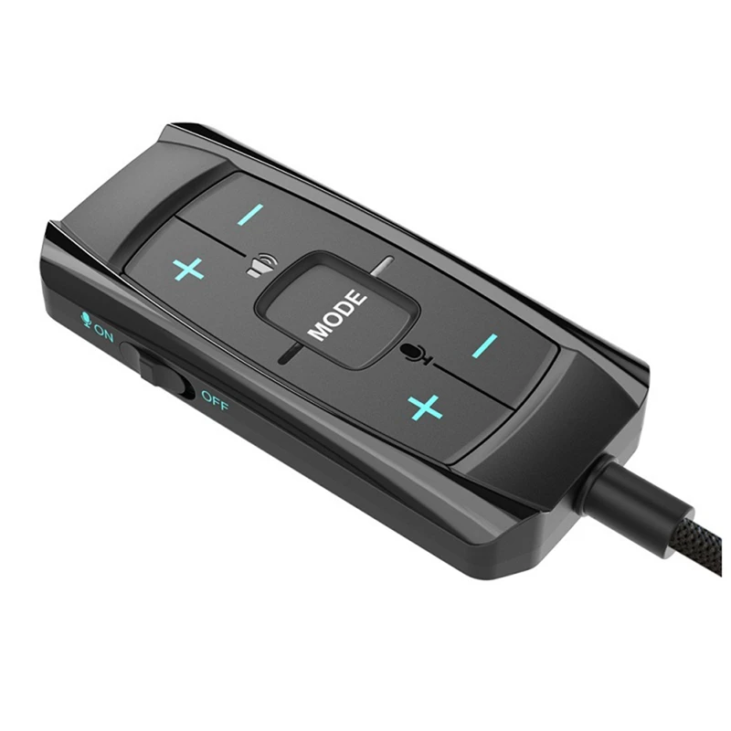 Externá zvuková karta USB 7.1 Kanál 3D zvukový adaptér 3,5 mm herné náhlavné súpravy slúchadlá Výmena za notebook pre počítačovú plochu