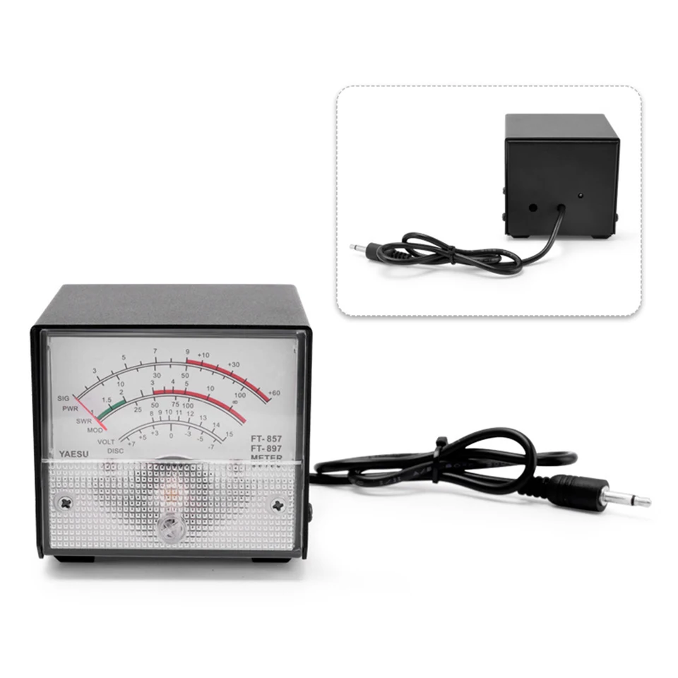 Externý meter s vysokou presnosťou swr watt napájací meter prenosný prijímajúci displej stojace vlnové merač pre rádiovú anténu