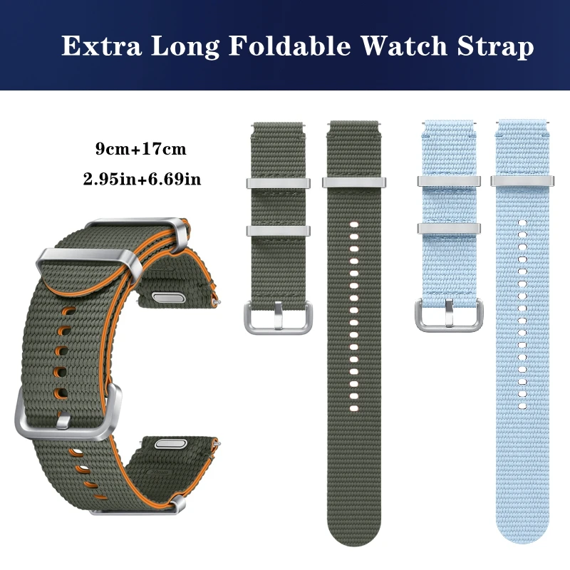 Extra dlhá módna atleisúrová skupina pre Galaxy Watch 7 Vodotesný športový remienok pre Galaxy Watch 4 5 6 HNBR Rubber Watch Strap