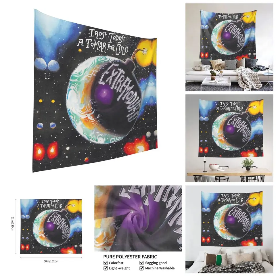 Extremoduro 2 Tapestry kreatívne tapisérie Tlače R251 Dekoratívne obrazy