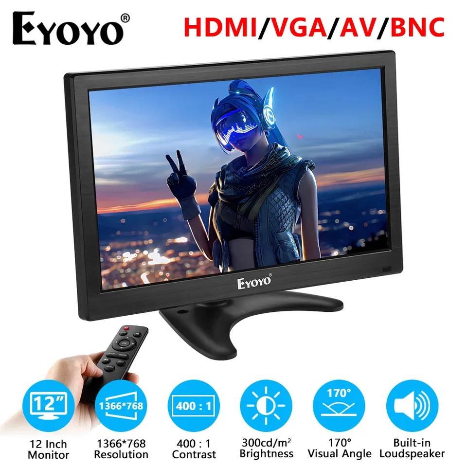 Eyoyo Small Desktop Monitor 12 