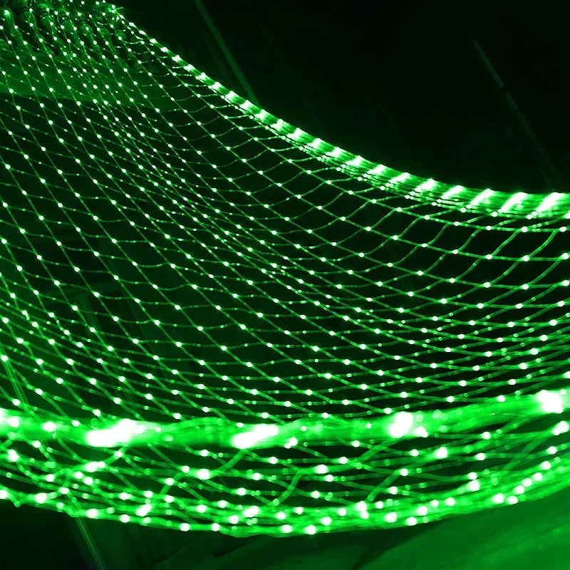 EÚ zástrčka 1,5x1,5 m 2x3m vianočné girlandy LED reťazec Vianočné sieťové svetlo Vire vianočné party záhradné svadobné dekorácie závesné svetlo