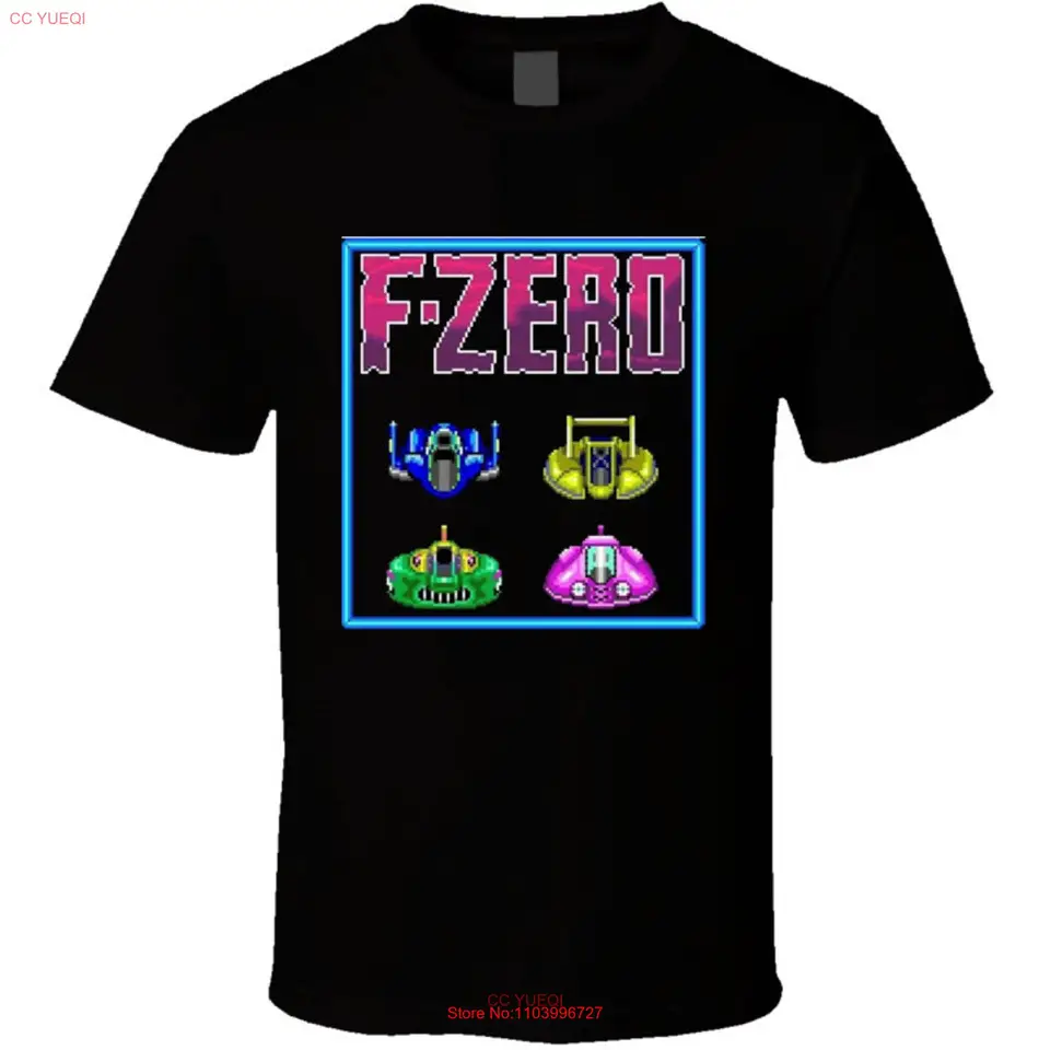 F Zero SNES Classic Video Game T tričko dlhé alebo krátke rukávy