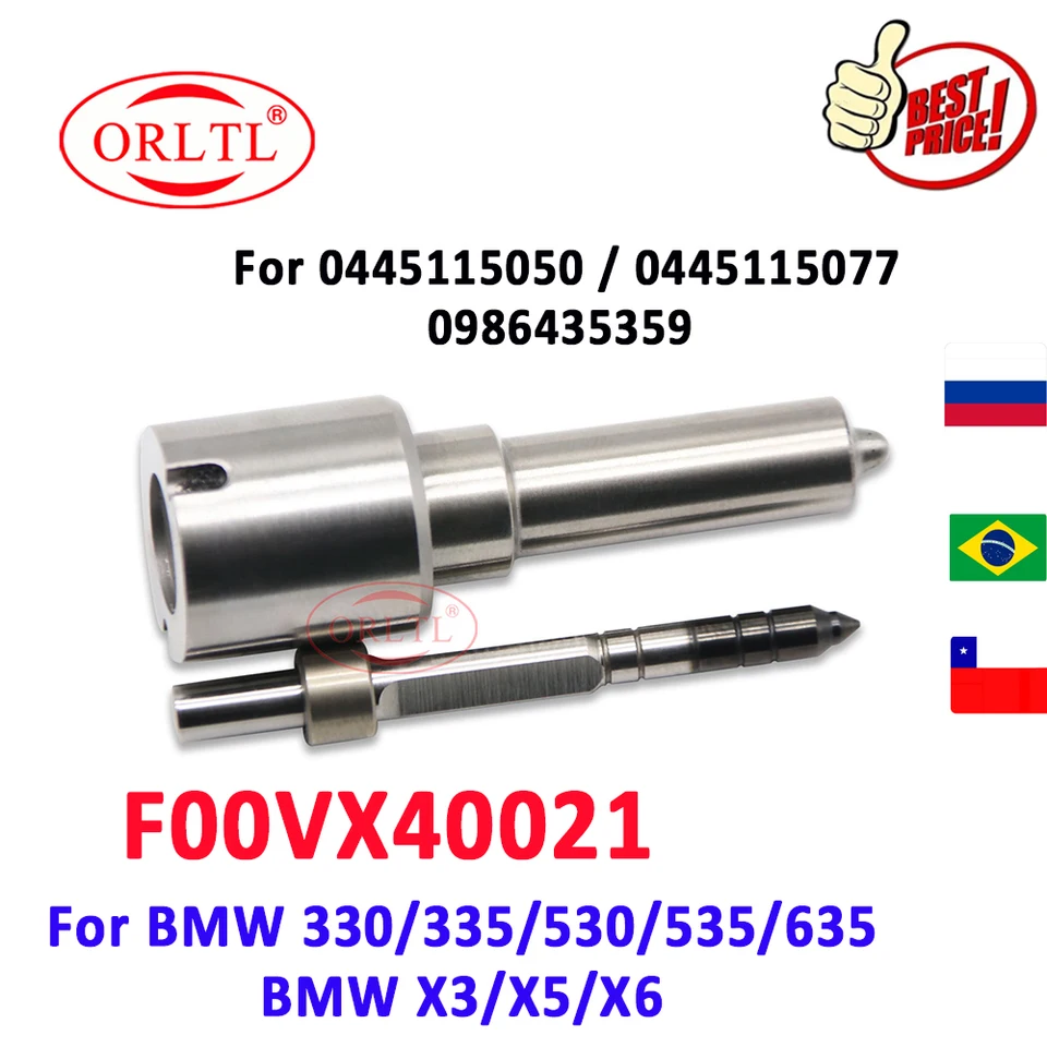 F00VX40021 Dýza injektora nafty 0 445 115 050 0445115077 Palivo 0986435359 13537796043/13537809194 pre BMW 330/335/530/535/635