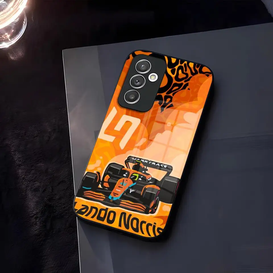 F1 Formula 1 Lando Norris Telefón sklo pre Samsung Galaxy S23 S24 S25 S21 S22 S20 Ultra Fe Plus A34 A54 A24 A52 A16 A53 M54