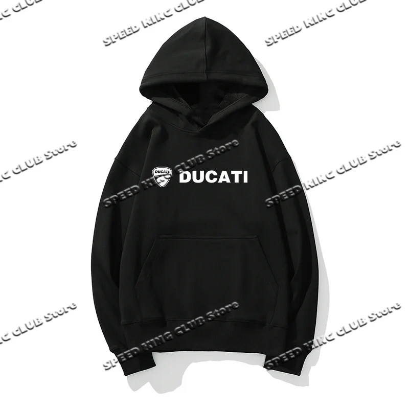 F1 Racing Hoodie Ducati Tlated Moto Sweater Loose Loosed Men's Clothing Hoodie na jeseň a Winter Street Hooded BMX