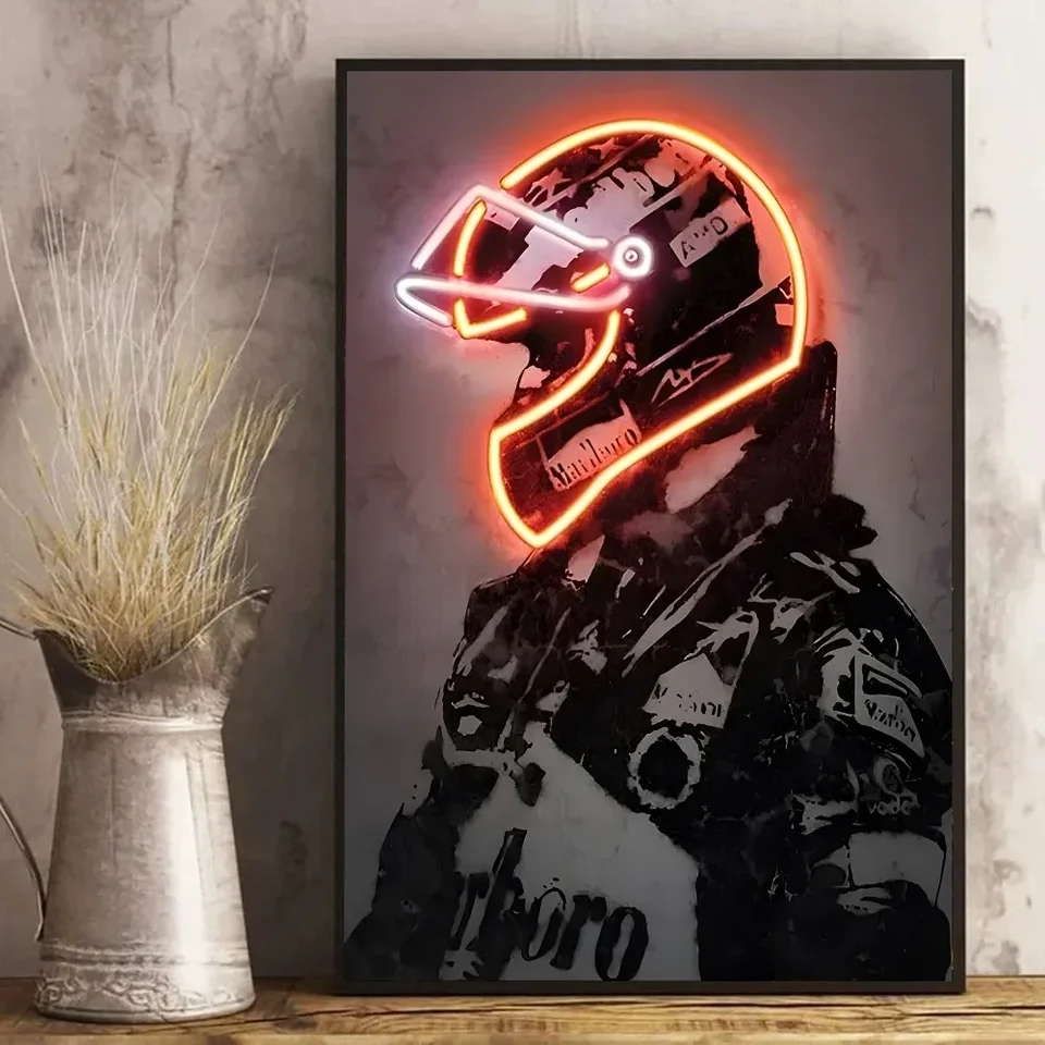F1 závodné auto plagát plagát výtlačky spálňa v kancelárii obývacia izba umenia nástenná maľba domáca dekorácia nálepka